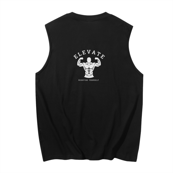 Elevate black tank top